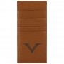 Держатель для кредитных карт кожаный Visconti VSCT коньяк