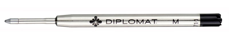Стержень для шариковой ручки Diplomat EasyFlow черный 1 мм, артикул D20000356. Фото 1