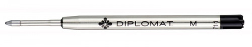 Стержень для шариковой ручки Diplomat EasyFlow черный 1 мм