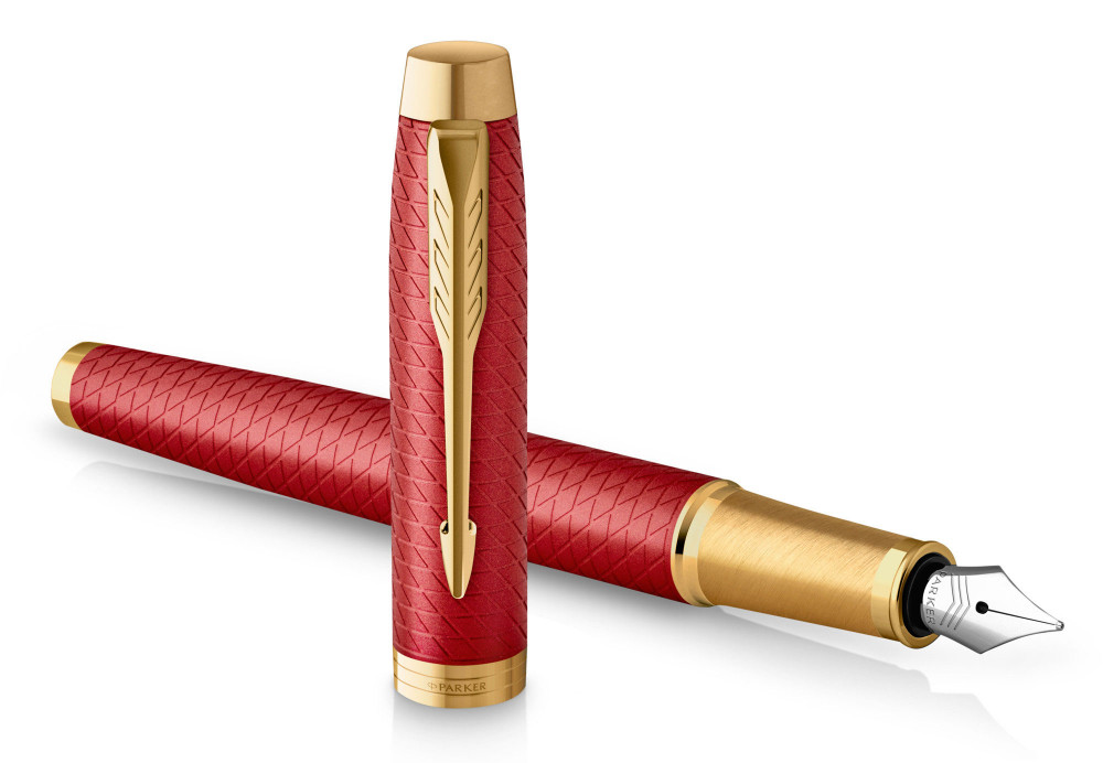 Перьевая ручка Parker IM Premium Red GT, артикул 2143650. Фото 3