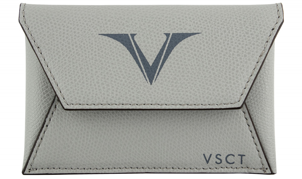 Кожаное портмоне-конверт Visconti VSCT серый, артикул KL03-03. Фото 1