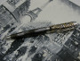 Шариковая ручка Pierre Cardin L'Esprit темно-серый лак гравировка позолота хром