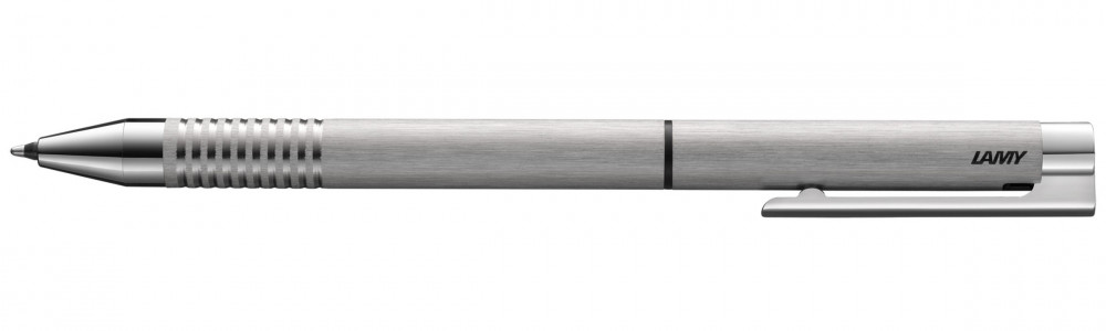 Мультисистемная ручка Lamy Logo Brushed Metal, артикул 4001255. Фото 1
