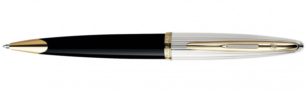 Шариковая ручка Waterman Carene De Luxe Black/Silver, артикул S0700000. Фото 1