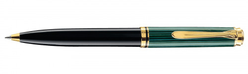 Шариковая ручка Pelikan Souveran K600 Black Green GT