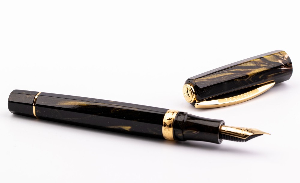 Перьевая ручка Visconti Medici Golden Black, артикул KP17-07-FPEF. Фото 4