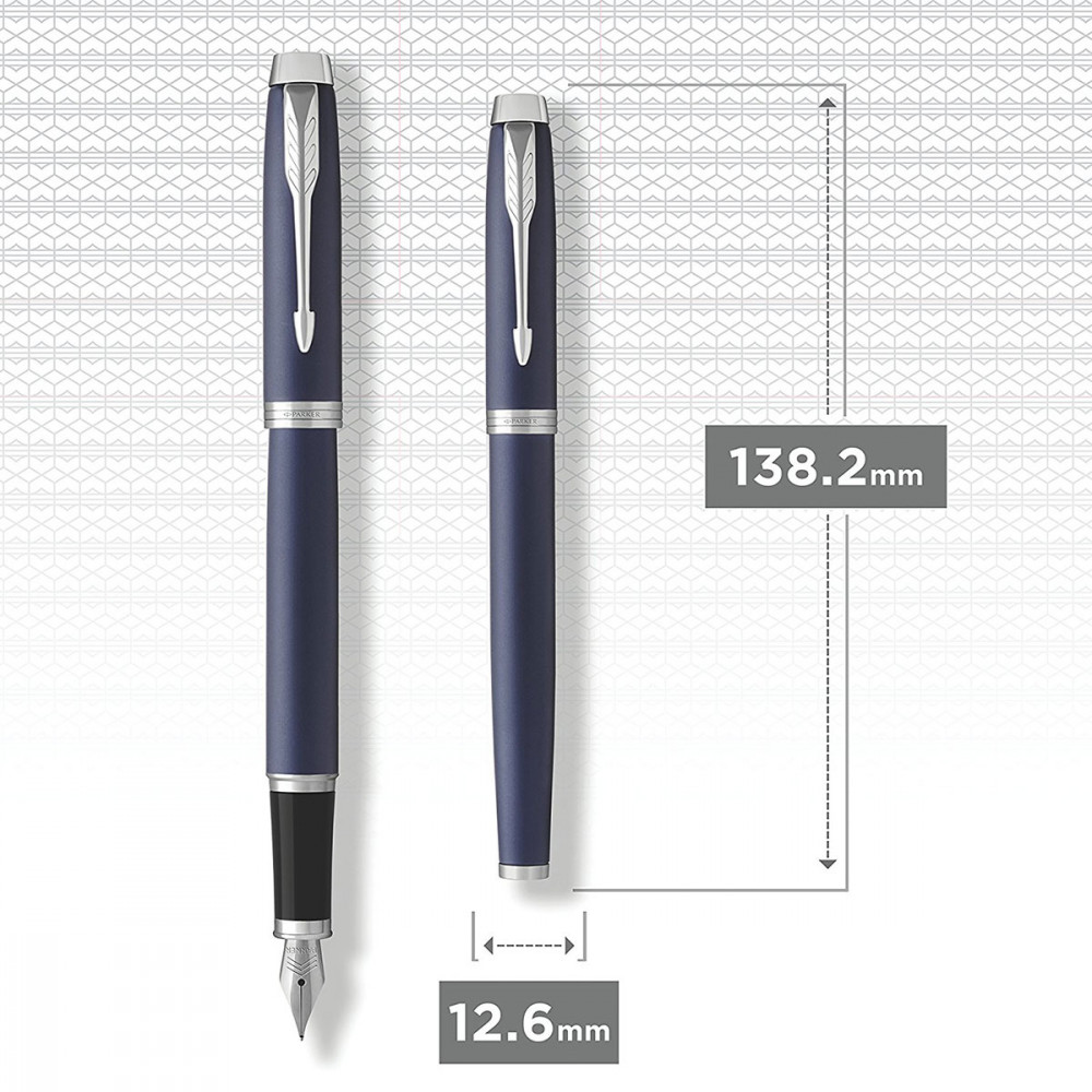 Перьевая ручка Parker IM Core Matte Blue CT, артикул 1931647. Фото 4