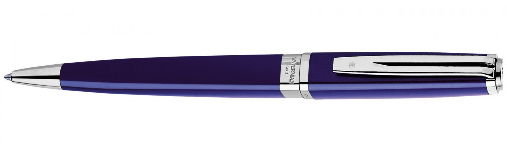 Шариковая ручка Waterman Exception Slim Blue ST, артикул S0637120. Фото 1