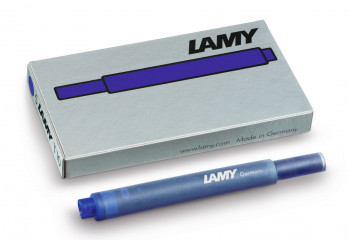 Картриджи с чернилами (5 шт) для перьевой ручки Lamy T10 синий