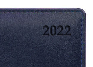 Ежедневник 2022 год Letts Global Deluxe A5 натуральная кожа синий, артикул 822929-2022. Фото 4