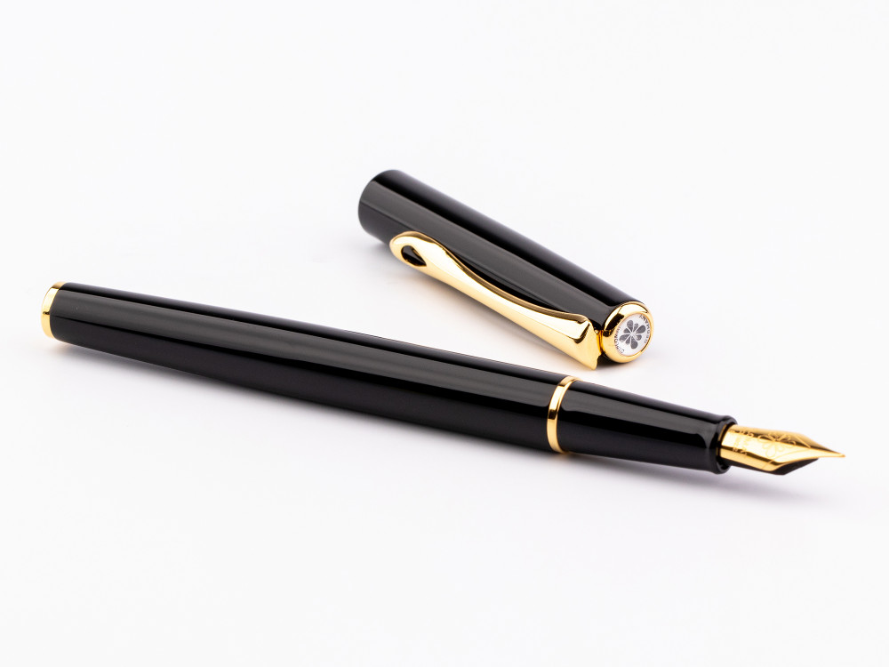 Перьевая ручка Diplomat Traveller Black Gold, артикул D40706023. Фото 5