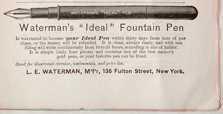 waterman ideal pen