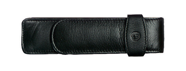 Кожаный чехол для двух ручек Pelikan TG21 черный, артикул PL923417. Фото 1