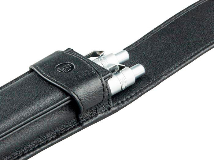 Кожаный чехол для двух ручек Pelikan TG21 черный, артикул PL923417. Фото 2