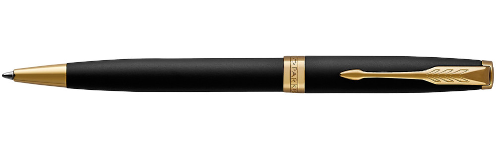 Шариковая ручка Parker Sonnet Matte Black GT, артикул 1931519. Фото 1