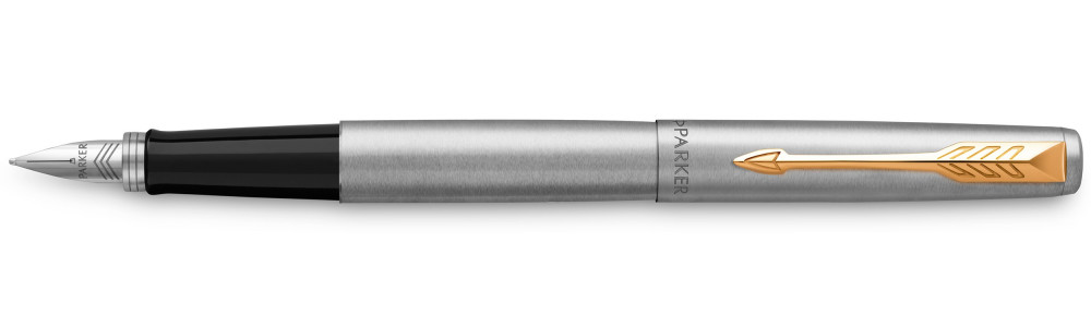 Перьевая ручка Parker Jotter Stainless Steel GT, артикул 2030948. Фото 1
