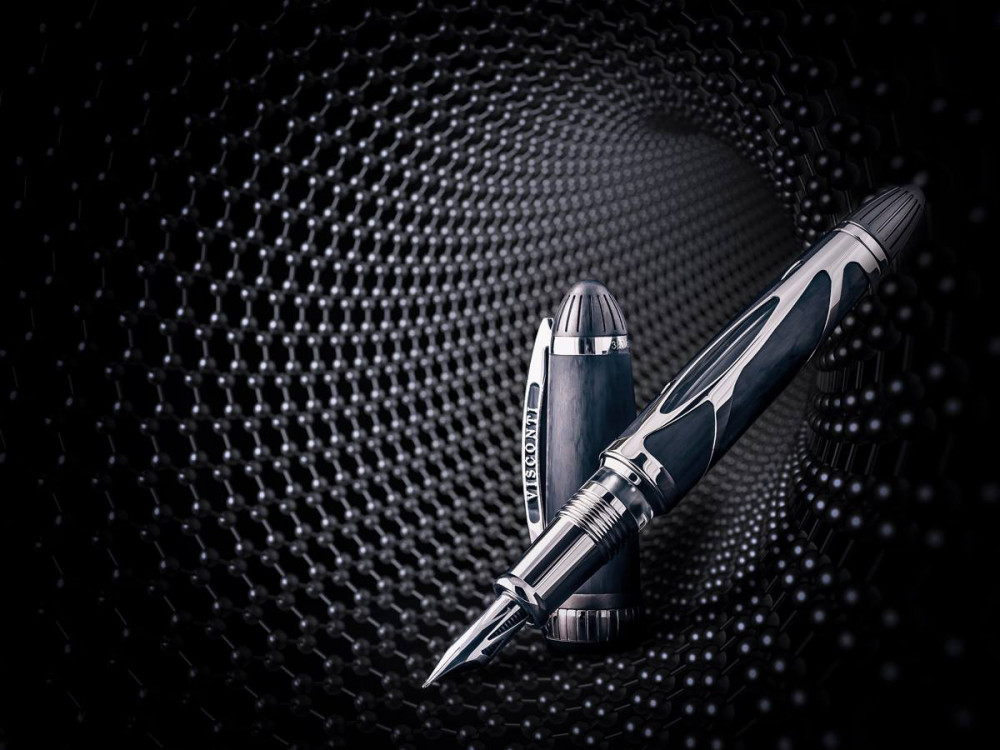 Перьевая ручка Visconti Torpedo Carbon Limited Edition, артикул KP22-01-FPF. Фото 9