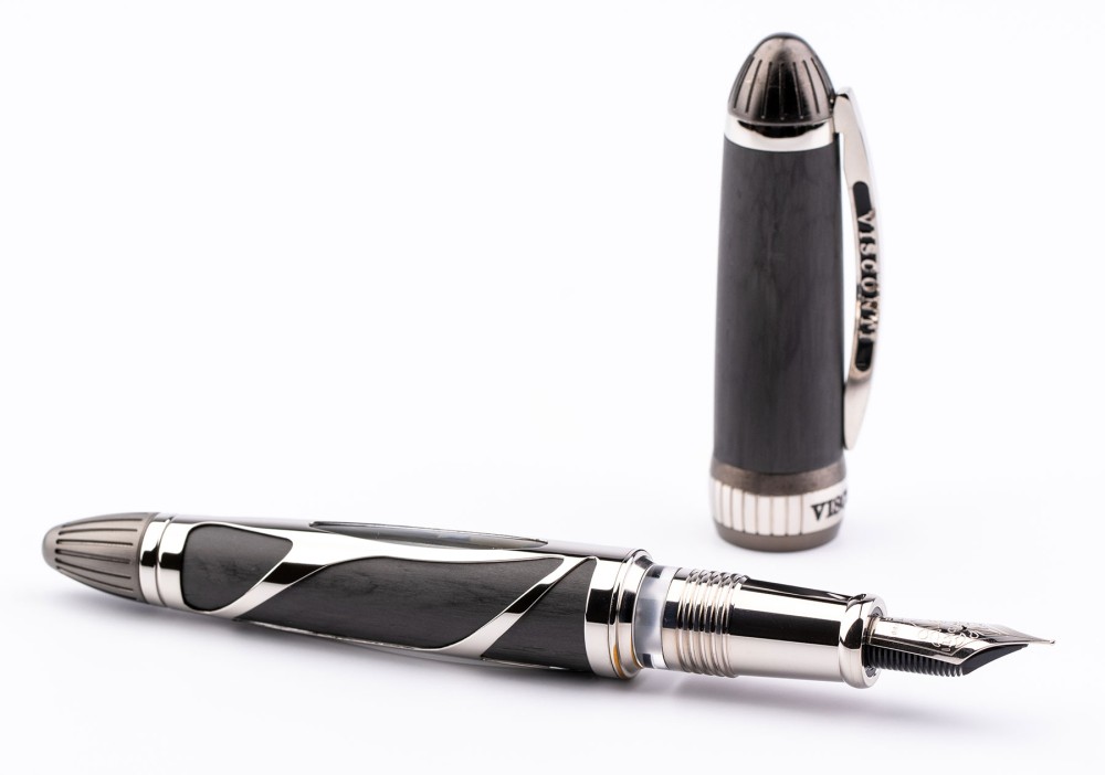 Перьевая ручка Visconti Torpedo Carbon Limited Edition, артикул KP22-01-FPF. Фото 3