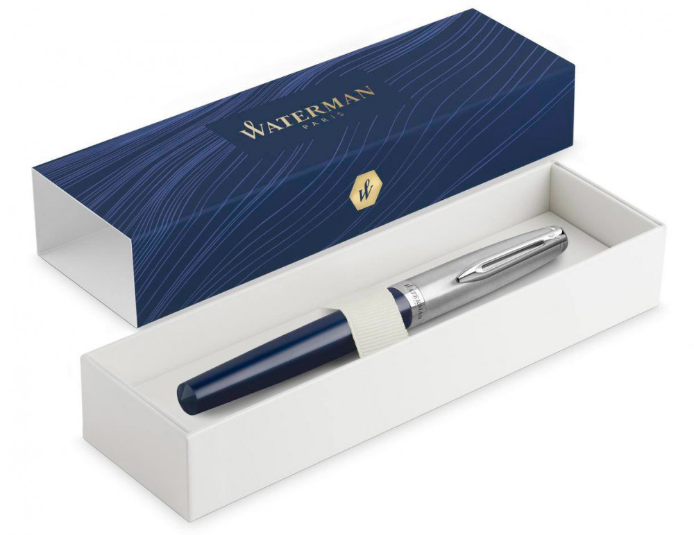 Перьевая ручка Waterman Embleme Blue CT, артикул 2100380. Фото 3