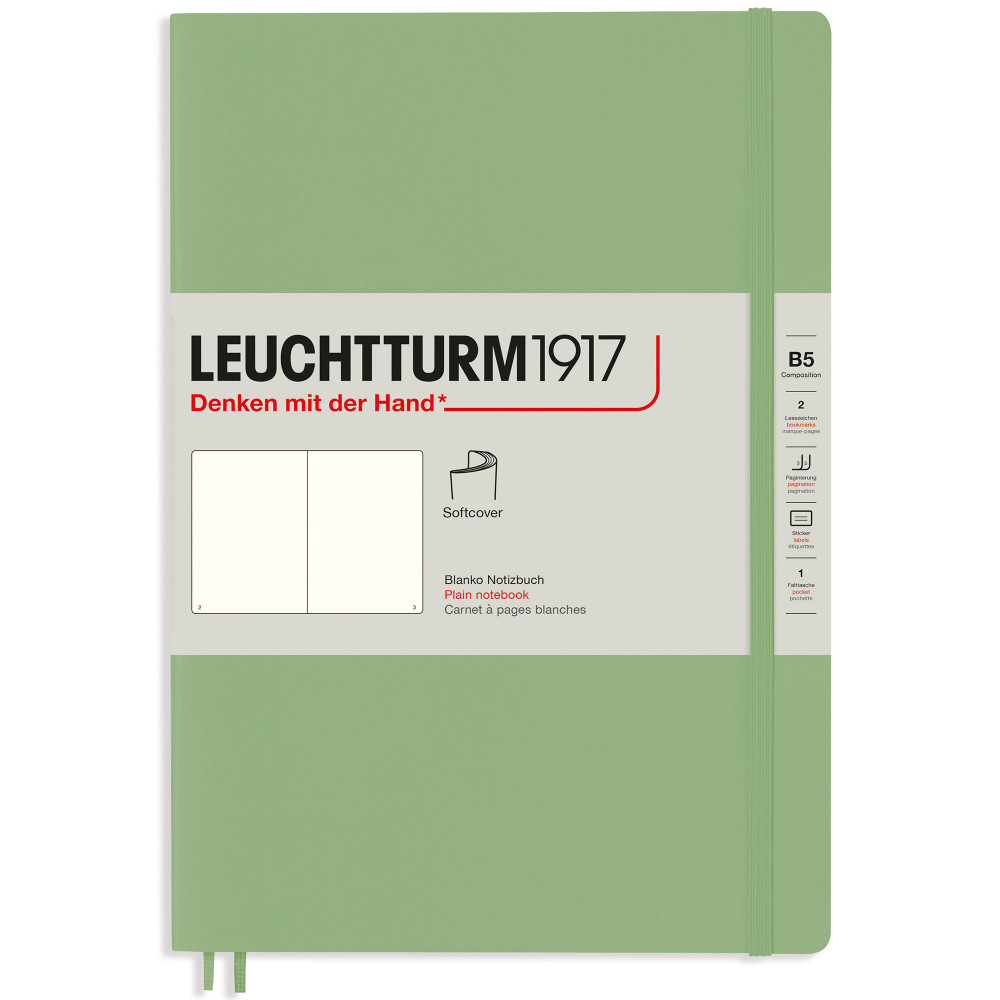 Записная книжка Leuchtturm Composition B5 Sage мягкая обложка 123 стр, артикул 363928. Фото 7