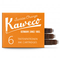 Картриджи с чернилами (6 шт) для перьевой ручки Kaweco Sunrise Orange