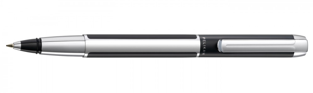 Ручка-роллер Pelikan Elegance Pura R40 Black Silver, артикул 904441. Фото 1