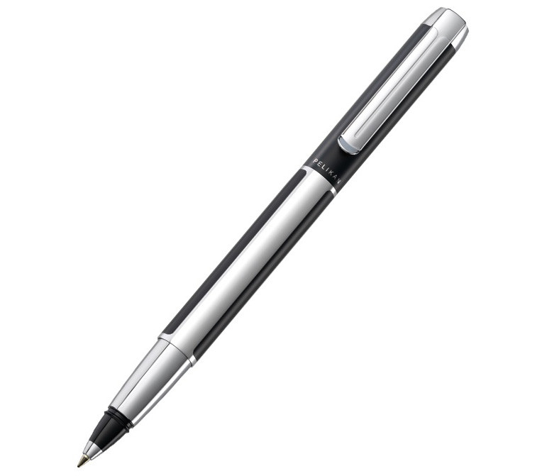 Ручка-роллер Pelikan Elegance Pura R40 Black Silver, артикул 904441. Фото 2