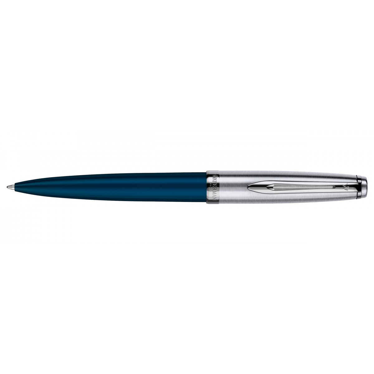 Шариковая ручка Waterman Embleme Blue CT, 2100403 Шариковая ручка Waterman Embleme Blue CT, артикул 2100403. Фото 1
