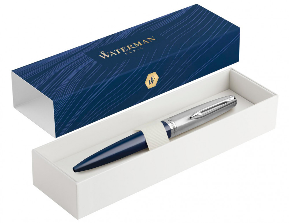 Шариковая ручка Waterman Embleme Blue CT, артикул 2100403. Фото 2