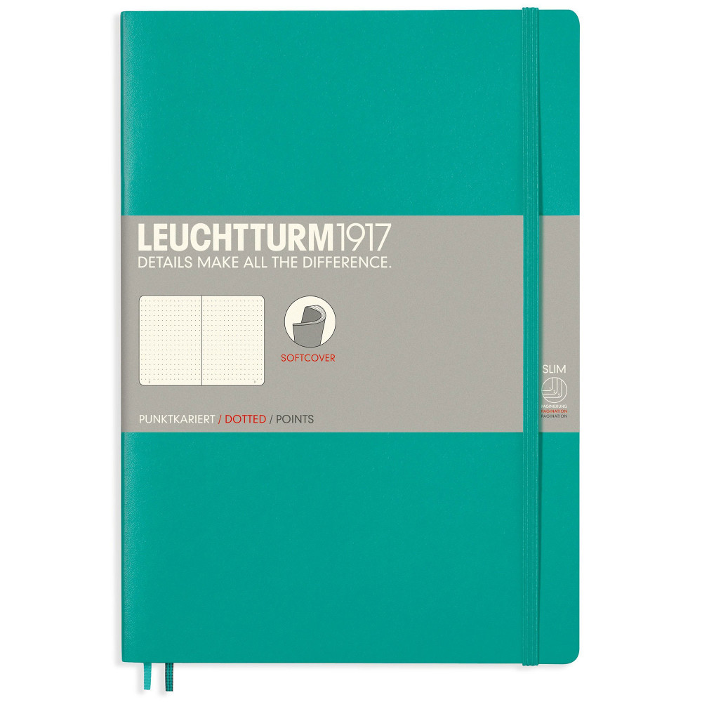 Записная книжка Leuchtturm Composition B5 Emerald мягкая обложка 123 стр, артикул 355295. Фото 1