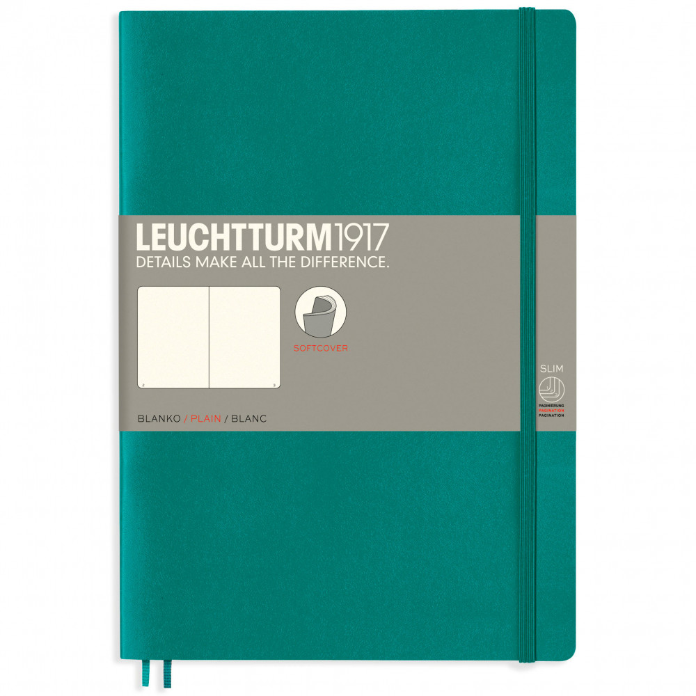 Записная книжка Leuchtturm Composition B5 Emerald мягкая обложка 123 стр, артикул 355295. Фото 7
