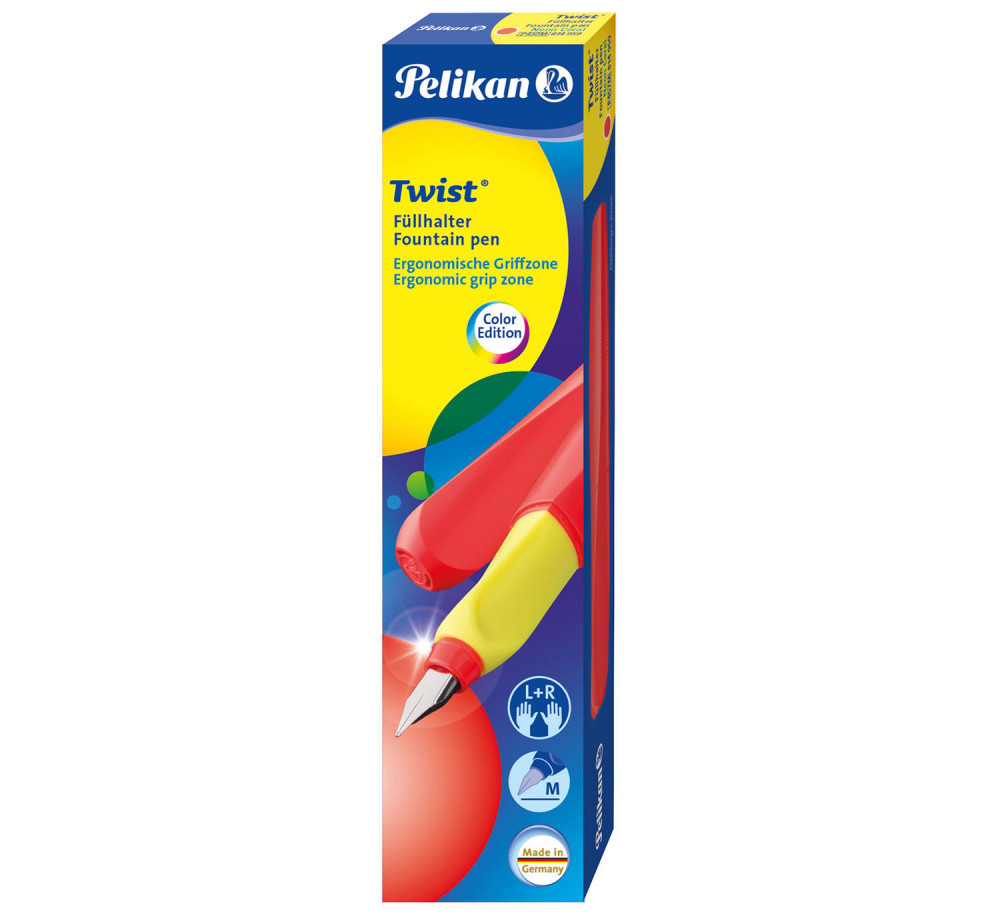 Перьевая ручка Pelikan Twist Neon Coral, артикул PL814959. Фото 4