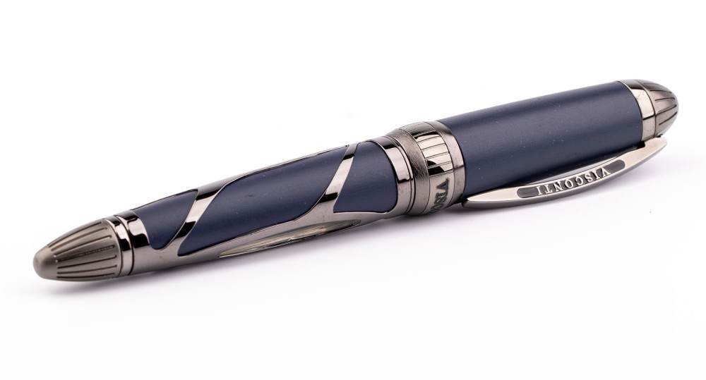 Ручка-роллер Visconti Torpedo Blue-Ruthenium Limited Edition, артикул KP22-02-RB. Фото 2