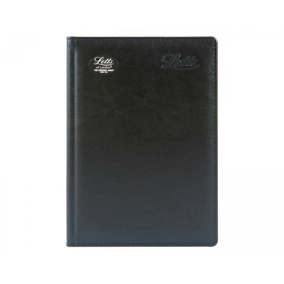 Ежедневник недатированный Letts Global Deluxe A5 натуральная кожа черный, 822924 Ежедневник недатированный Letts Global Deluxe A5 натуральная кожа черный, артикул 822924. Фото 1