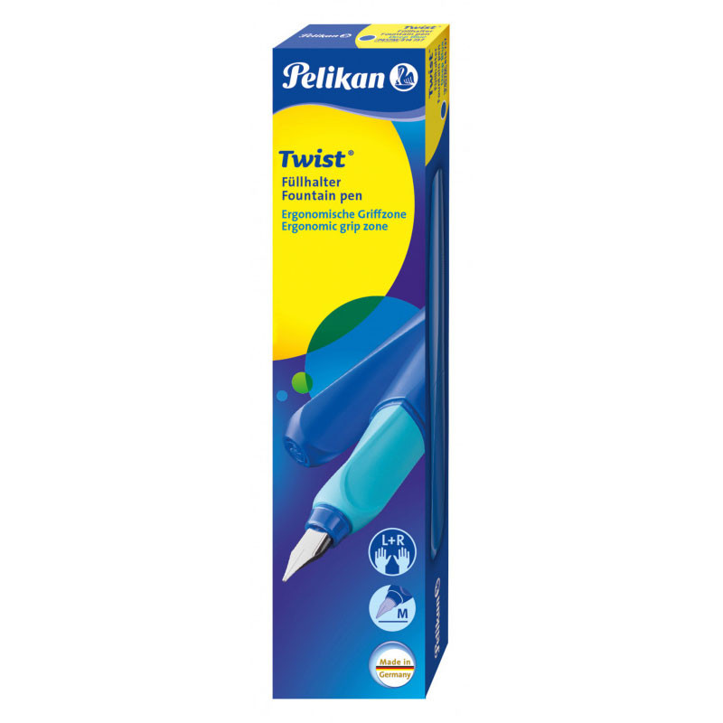 Перьевая ручка Pelikan Twist Deep Blue, артикул PL814737. Фото 5