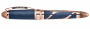 Ручка-роллер Visconti Torpedo Blue-Rose Gold Limited Edition