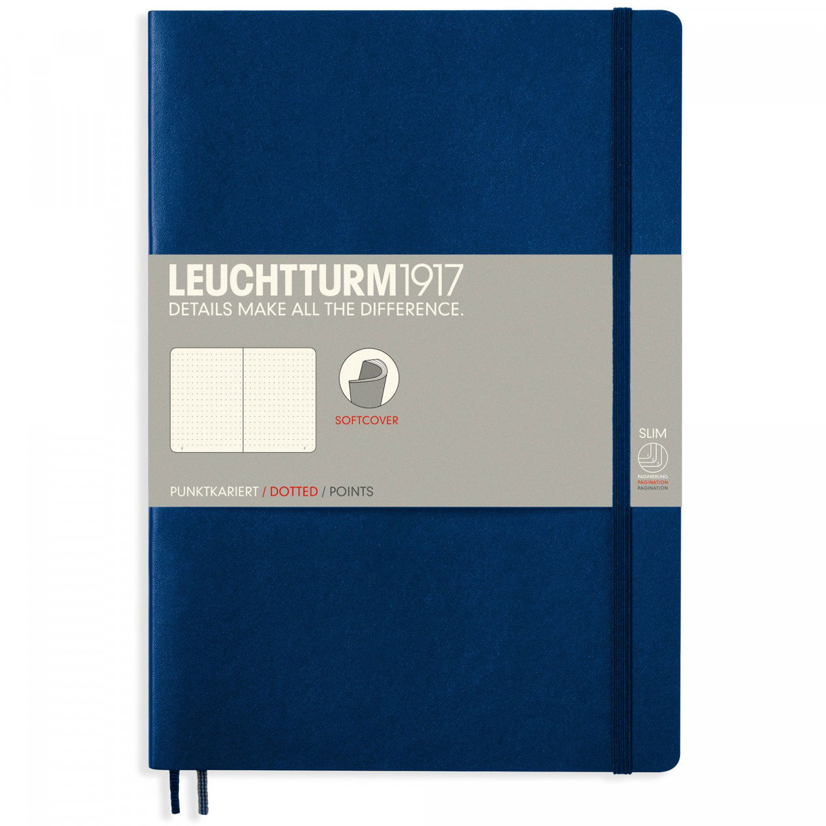 Записная книжка Leuchtturm Composition B5 Navy мягкая обложка 123 стр, 349301 Записная книжка Leuchtturm Composition B5 Navy мягкая обложка 123 стр, артикул 349301. Фото 1