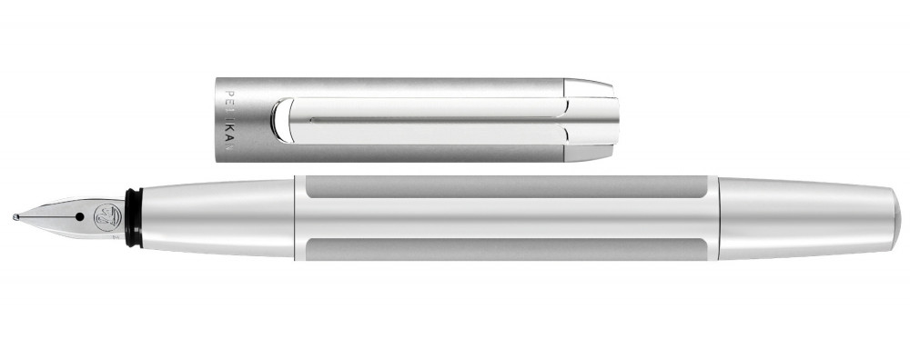 Перьевая ручка Pelikan Elegance Pura P40 Silver, артикул 952028. Фото 3