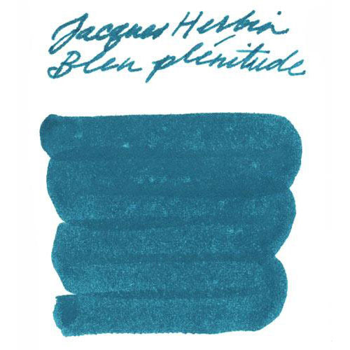 Ароматизированные чернила J. Herbin Bleu plenitude (сине-зеленый) 50 мл, артикул 14716JT. Фото 3
