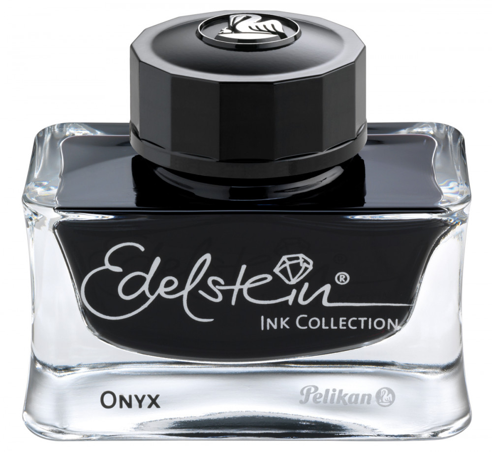 Флакон с чернилами Pelikan Edelstein Onyx для перьевой ручки 50 мл черный, артикул 339408. Фото 1