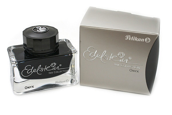 Флакон с чернилами Pelikan Edelstein Onyx для перьевой ручки 50 мл черный, артикул 339408. Фото 2