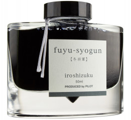 Флакон с чернилами Pilot Iroshizuku Grey Fuyu-Syogun (зимние сумерки) для перьевых ручек 50 мл