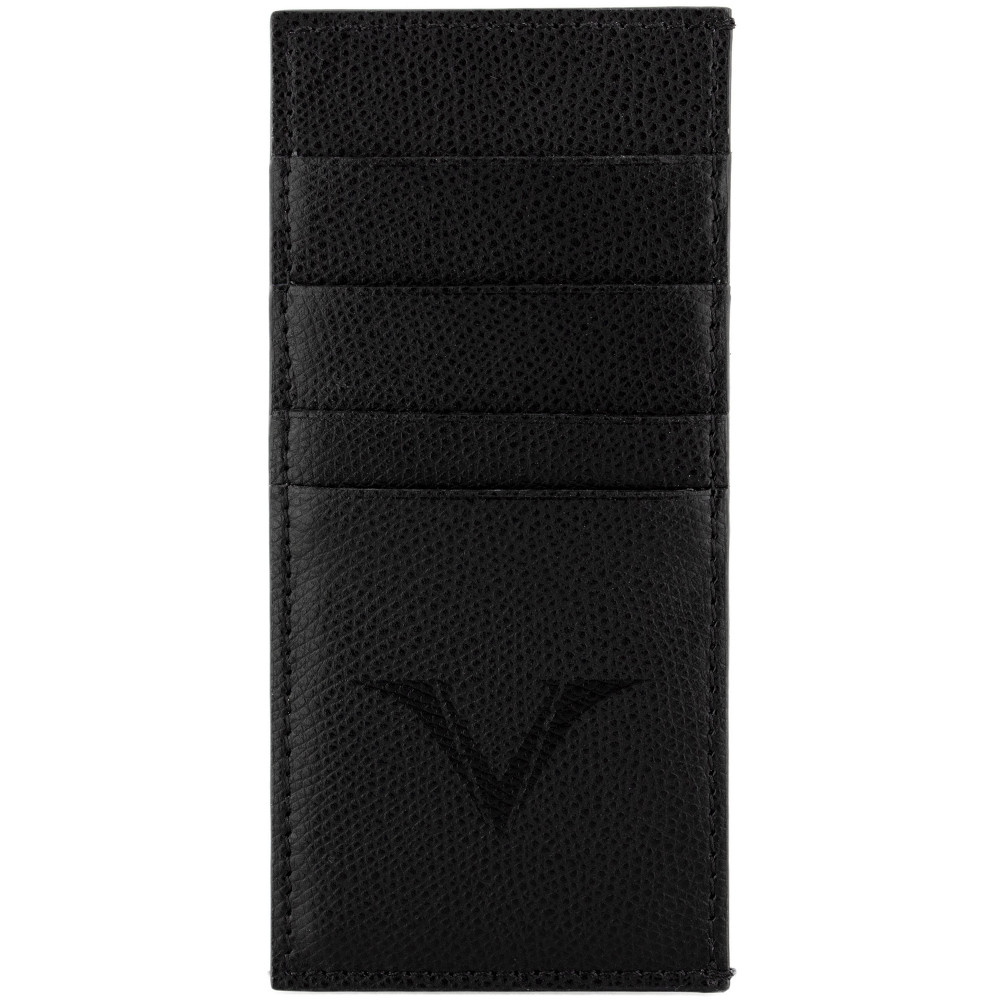 Держатель для кредитных карт кожаный Visconti VSCT черный, артикул KL04-01. Фото 1