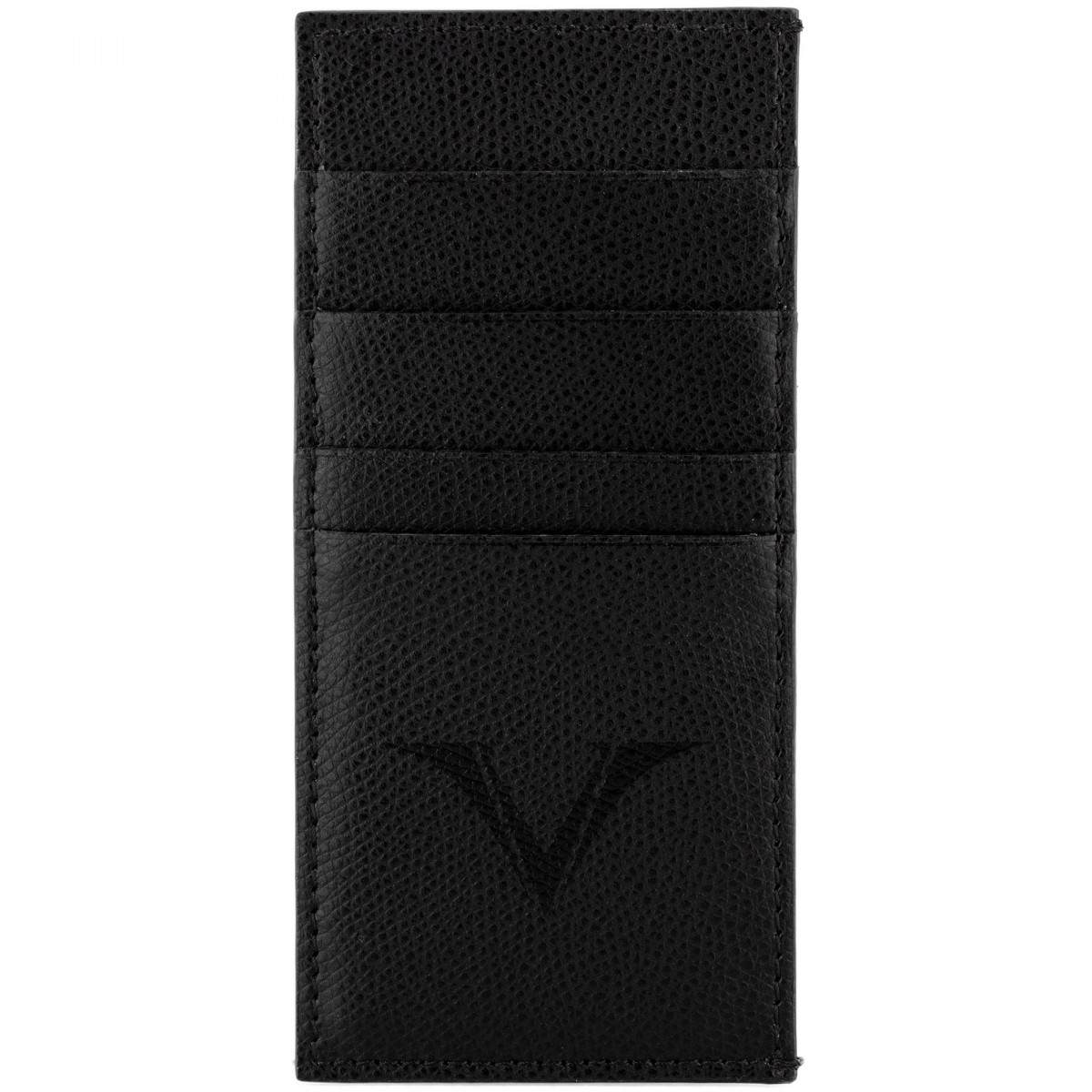 Держатель для кредитных карт кожаный Visconti VSCT черный, артикул KL04-01. Фото 1