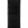 Держатель для кредитных карт кожаный Visconti VSCT черный
