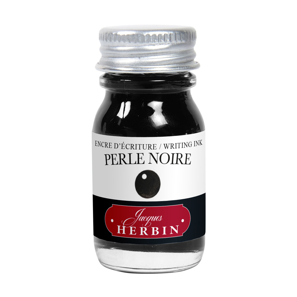 Флакон с чернилами Herbin Perle noire (черный) 10 мл, артикул 11509T. Фото 1