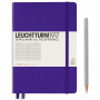 Записная книжка Leuchtturm Medium A5 Purple твердая обложка 251 стр