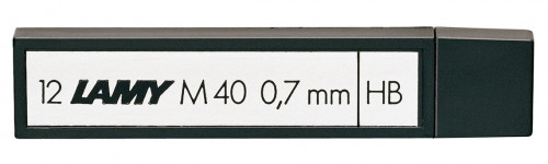 Грифели (12 шт) для механических карандашей Lamy M40 HB 0,7 мм