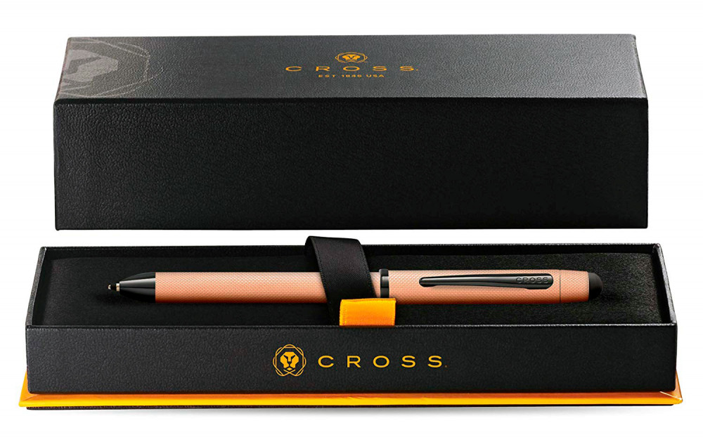 Многофункциональная ручка Cross Tech3+ Brushed Rose-Gold PVD, артикул AT0090-20. Фото 3
