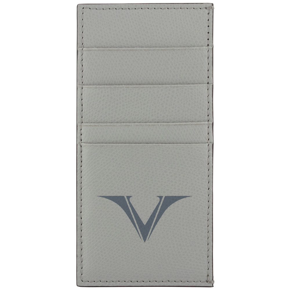 Держатель для кредитных карт кожаный Visconti VSCT серый, артикул KL04-03. Фото 1